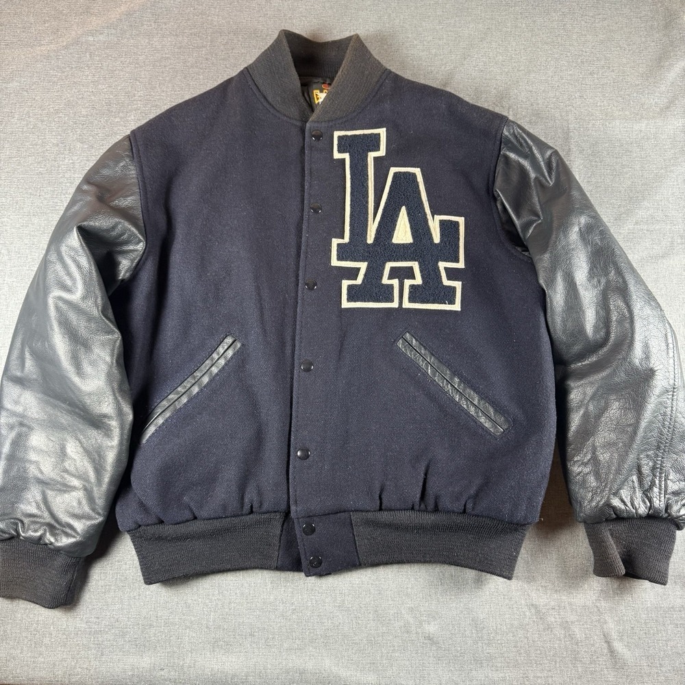 LA Dodgers Varsity Jacket By Game Sports Wear Men's XL